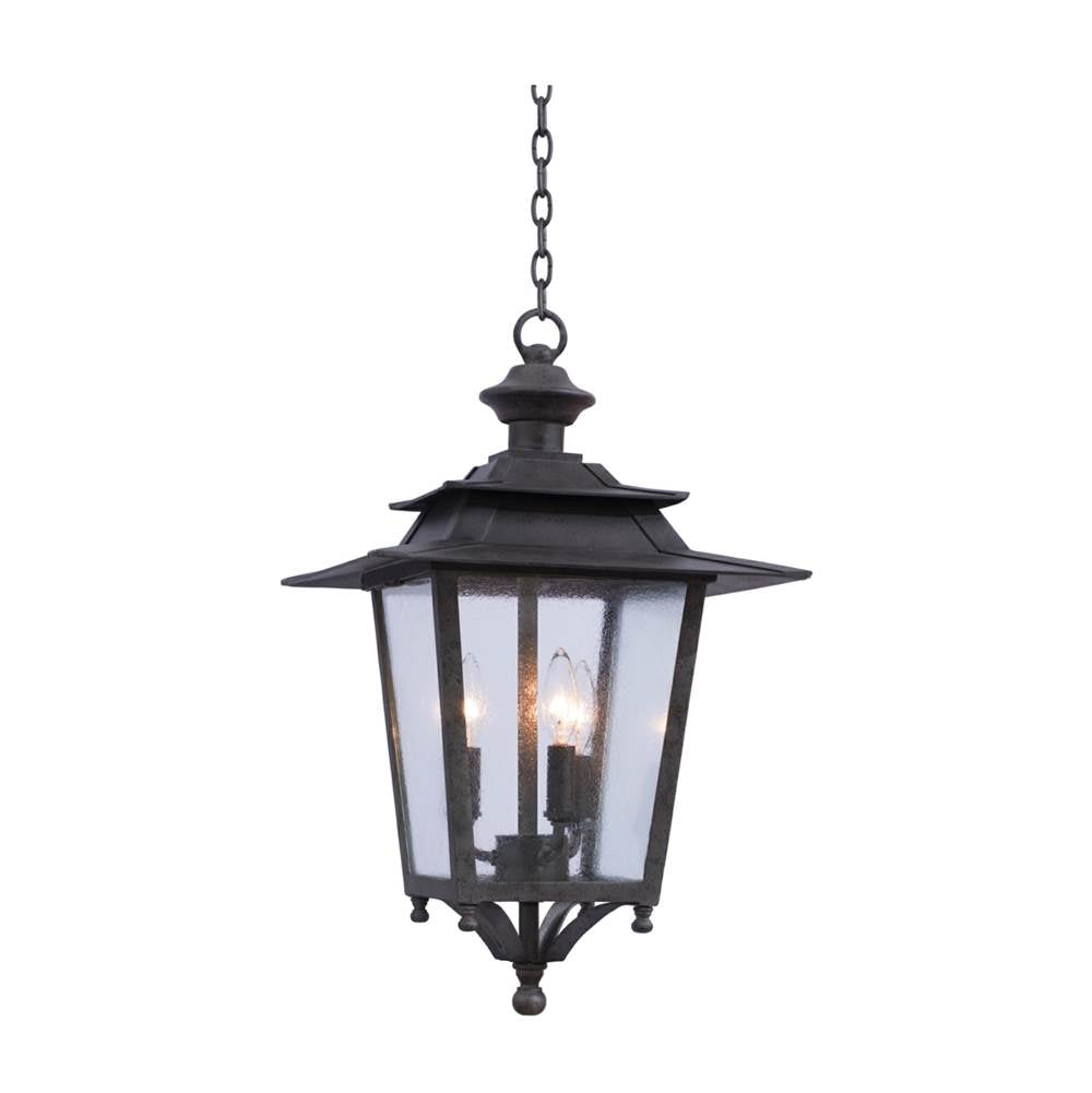 Kalco Lighting Saddlebrook Outdoor Saddlebrook Outdoor 14-in 3 Light Socket Aged Iron Wall Sconce