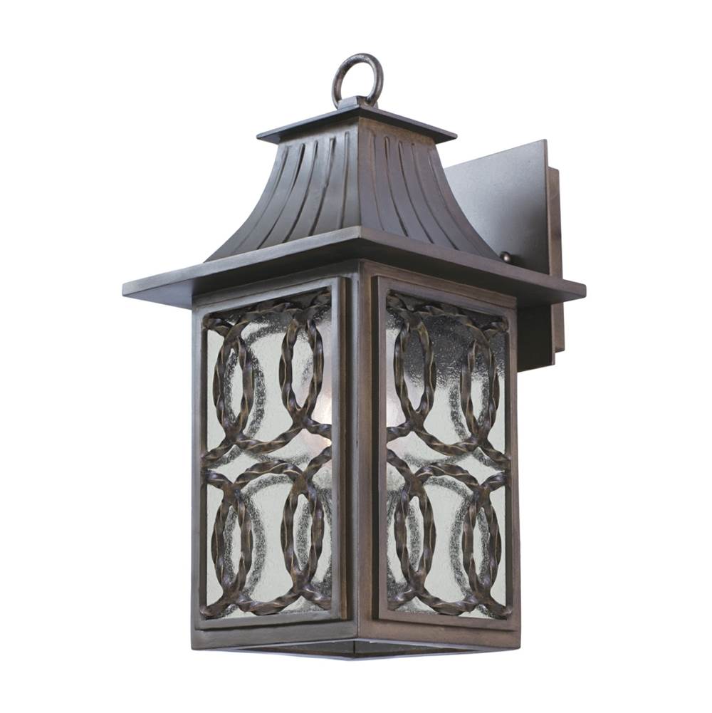 Kalco Lighting Monterey Outdoor Monterey Outdoor 14.5-in 1 Light Socket Aged Bronze Wall Sconce