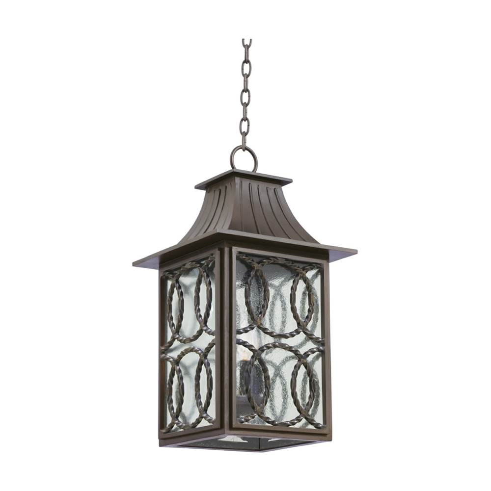 Kalco Lighting Monterey Outdoor Monterey Outdoor 12-in 3 Light Socket Aged Bronze Wall Sconce