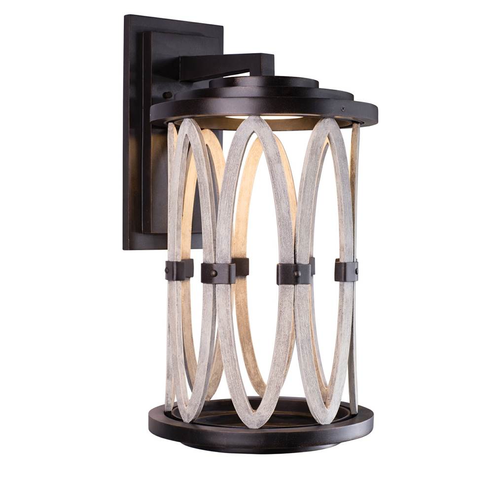 Kalco Lighting Belmont Outdoor Belmont Outdoor 24-in 1 Light Led Florence Gold Outdoor Wall Sconce