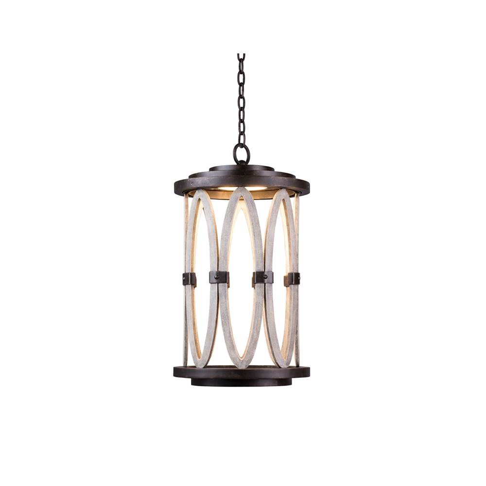 Kalco Lighting Belmont Outdoor Belmont Outdoor 13-in 1 Light Led Florence Gold Outdoor Pendant