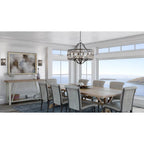 Kalco Lighting Belmont 38-in 6 Light Socket Florence Gold Outdoor Chandelier