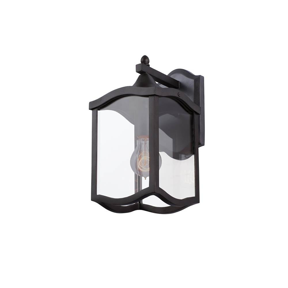 Kalco Lighting Lakewood Outdoor Lakewood Outdoor 13-in 1 Light Socket Aged Iron Wall Sconce