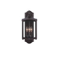 Kalco Lighting Lakewood Outdoor Lakewood Outdoor 20-in 3 Light Socket Aged Iron Wall Sconce