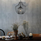 Kalco Lighting Emilia 12-in 1 Light Socket Chemical Stainless Steel Pendant