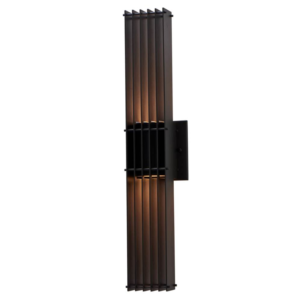 Kalco Lighting 404924MB Matte Black Drew Outdoor 30-in 1 Light Led Matte Black Outdoor Wall Sconce Image 1