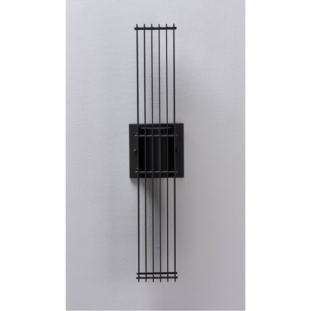 Kalco Lighting Drew Outdoor Drew Outdoor 30-in 1 Light Led Matte Black Outdoor Wall Sconce