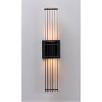 Kalco Lighting 404924MB Matte Black Drew Outdoor 30-in 1 Light Led Matte Black Outdoor Wall Sconce Image 4