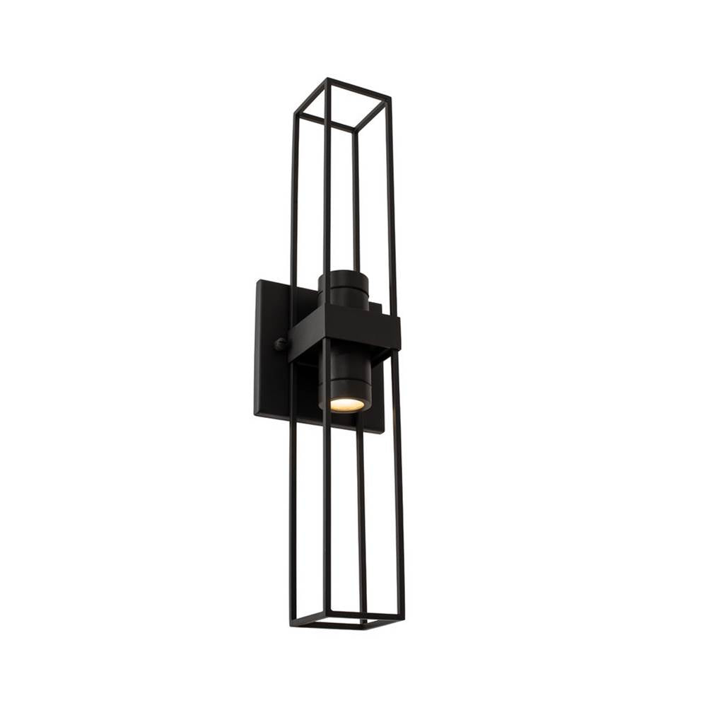 Kalco Lighting Eames 19-in 2 Light Led Matte Black Outdoor Wall Sconce