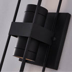 Kalco Lighting 405024MB Matte Black Eames Outdoor 30-in 2 Light Led Matte Black Outdoor Wall Sconce Image 3