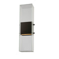 Kalco Lighting Aria 19-in 1 Light Led Matte Black Wall Sconce