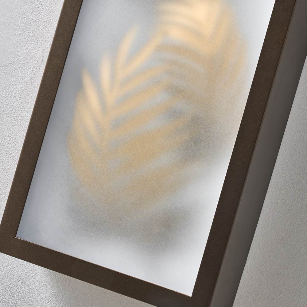 Kalco Lighting 409420OBZ Bronze Folium 24-in 1 Light Led Bronze Outdoor Wall Sconce Image 4