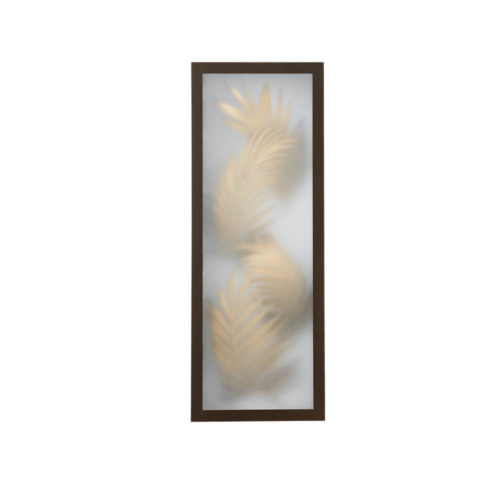 Kalco Lighting 409420OBZ Bronze Folium 24-in 1 Light Led Bronze Outdoor Wall Sconce Image 1
