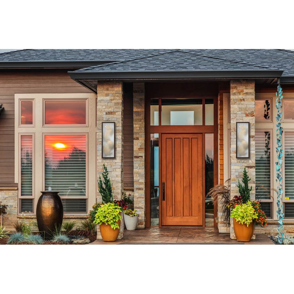 Kalco Lighting 409420OBZ Bronze Folium 24-in 1 Light Led Bronze Outdoor Wall Sconce Image 2