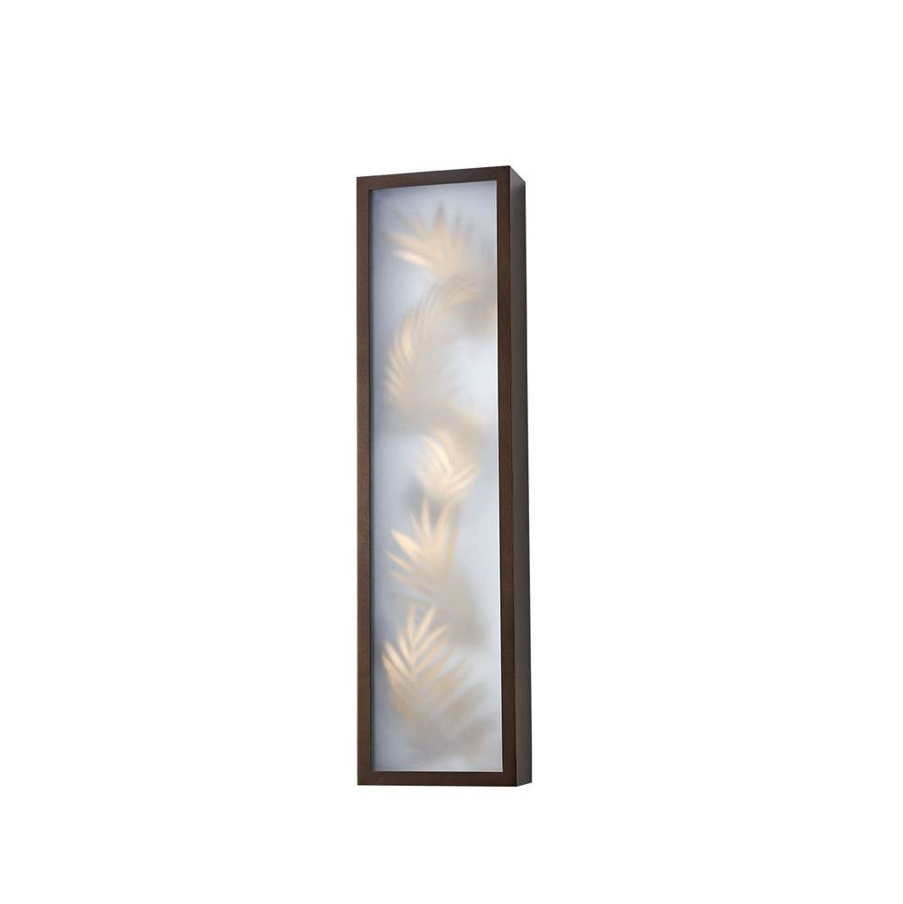 Kalco Lighting Folium 34-in 1 Light Led Bronze Outdoor Wall Sconce