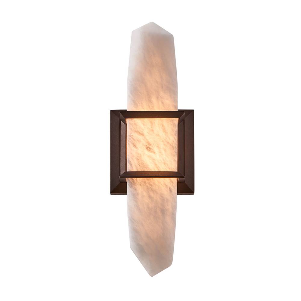 Kalco Lighting 409521OBZ Old Bronze Jewel 15-in 1 Light Led Old Bronze Outdoor Wall Sconce Image 1