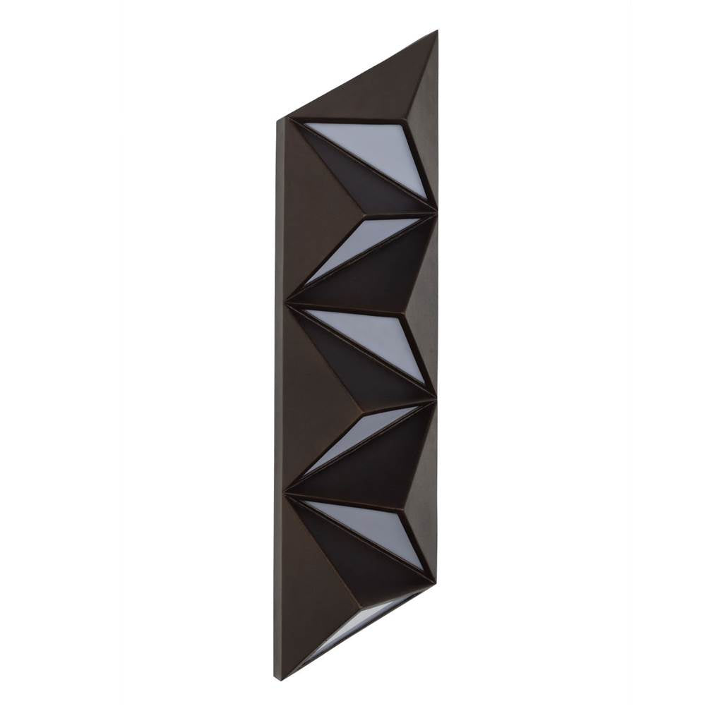 Kalco Lighting Delta 25-in 1 Light Led Bronze Outdoor Wall Sconce