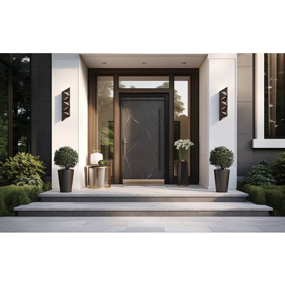 Kalco Lighting 409821BZ Bronze Delta 25-in 1 Light Led Bronze Outdoor Wall Sconce Image 2