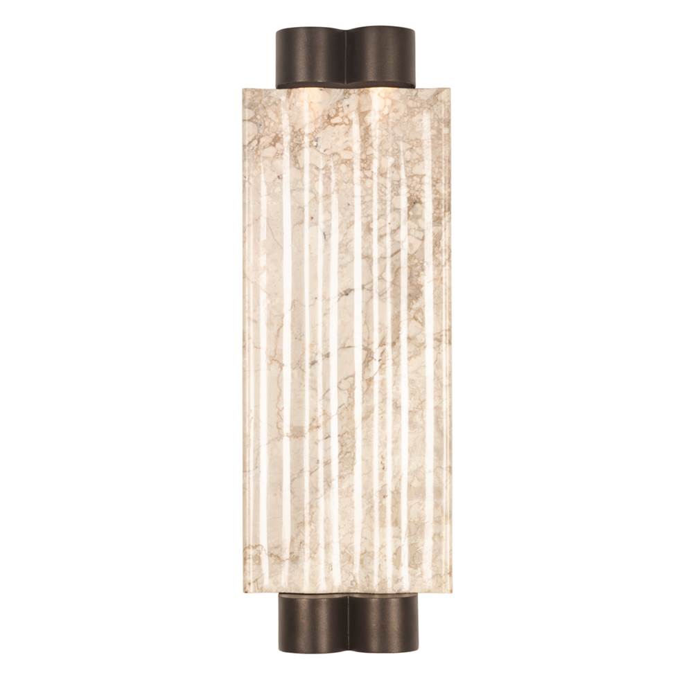Kalco Lighting 409921BZ Bronze Pillar 22-in 1 Light Led Bronze Outdoor Wall Sconce Image 1