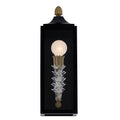 Kalco Lighting 410120MB Matte Black Midsummer 22-in 1 Light Socket Matte Black Outdoor Wall Sconce Image 1