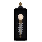 Kalco Lighting 410120MB Matte Black Midsummer 22-in 1 Light Socket Matte Black Outdoor Wall Sconce Image 1
