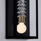 Kalco Lighting Midsummer 34-in 2 Light Socket Matte Black Outdoor Wall Sconce