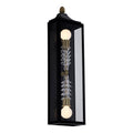 Kalco Lighting 410121MB Matte Black Midsummer 34-in 2 Light Socket Matte Black Outdoor Wall Sconce Image 1