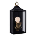 Kalco Lighting 410220MB Matte Black Marge 18-in 1 Light Socket Matte Black Outdoor Wall Sconce Image 1
