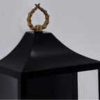 Kalco Lighting Marge 18-in 1 Light Socket Matte Black Outdoor Wall Sconce