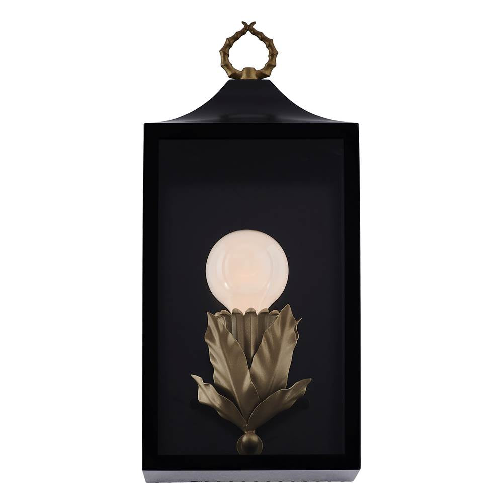 Kalco Lighting 410220MB Matte Black Marge 18-in 1 Light Socket Matte Black Outdoor Wall Sconce Image 2