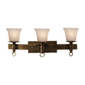 Kalco Lighting Americana 26.5-in 3 Light Socket Antique Copper Vanity Light