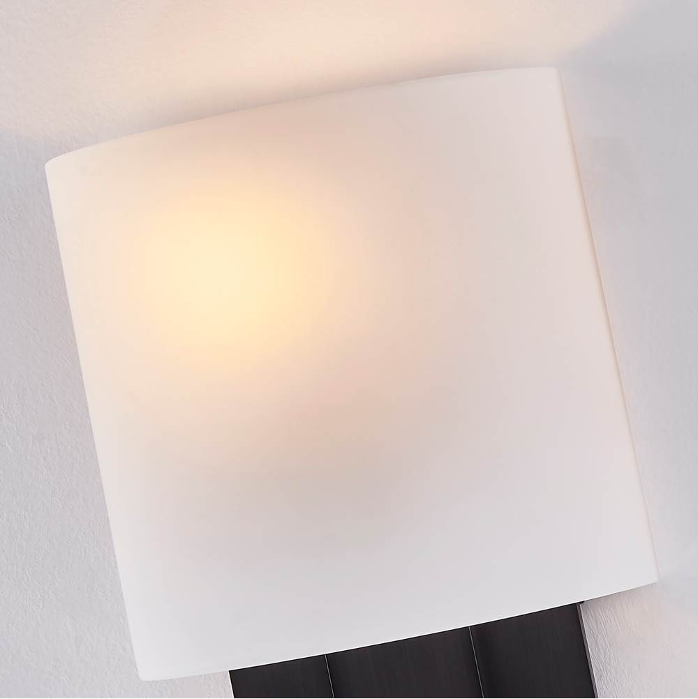 Kalco Lighting 4652SBN Satin Black Nickel Espille 12.25-in 1 Light Socket Satin Black Nickel Wall Sconce Image 4
