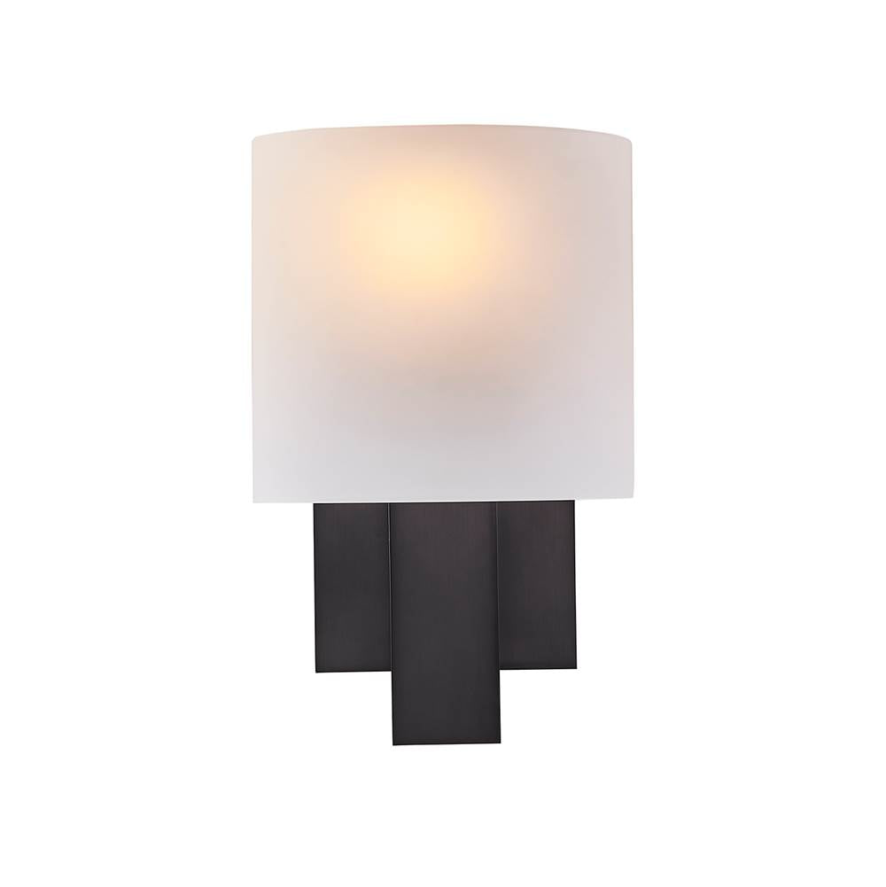 Kalco Lighting 4652SBN Satin Black Nickel Espille 12.25-in 1 Light Socket Satin Black Nickel Wall Sconce Image 3