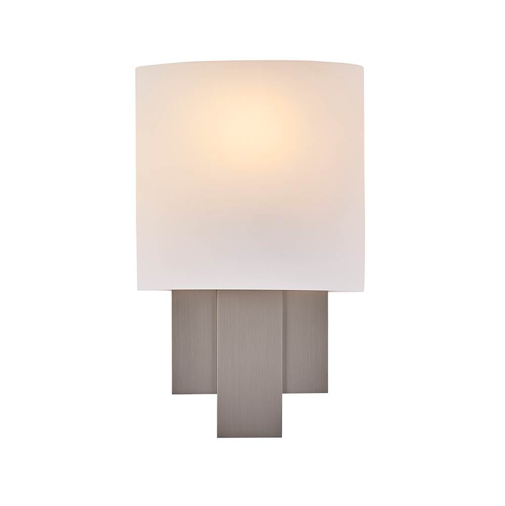 Kalco Lighting 4652SN Satin Nickel Espille 12.25-in 1 Light Socket Satin Nickel Wall Sconce Image 6