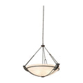 Kalco Lighting Grande 24-in 3 Light Socket Black Pendant