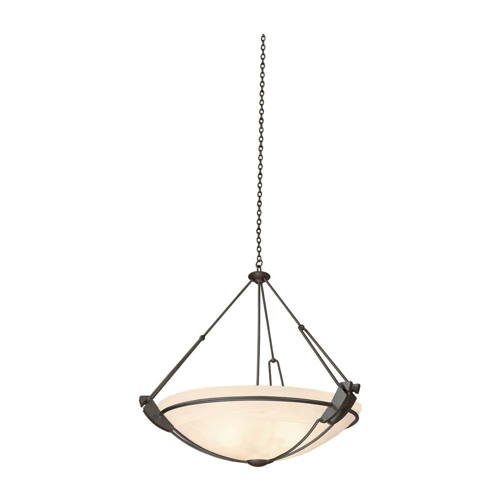 Kalco Lighting Grande 24-in 3 Light Socket Black Pendant