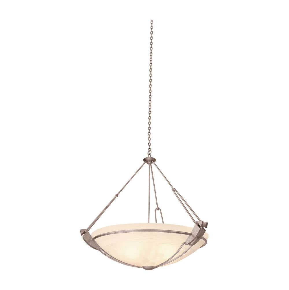 Kalco Lighting Grande 24-in 3 Light Socket Country Iron Pendant