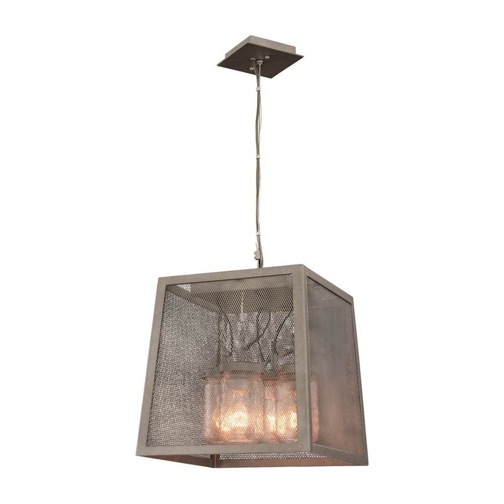 Kalco Lighting Highland 14-in 4 Light Socket Country Iron Chandelier