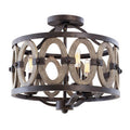 Kalco Lighting 500241FG Florence Gold Belmont 16.5-in 3 Light Socket Florence Gold Flush Mount Image 1