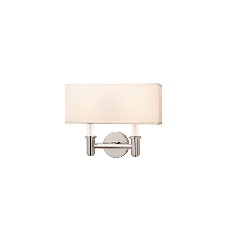 Kalco Lighting Dupont 11-in 2 Light Socket Polished Chrome Wall Sconce