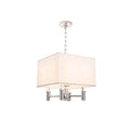 Kalco Lighting Dupont 14-in 4 Light Socket Polished Chrome Semi-flush Mount