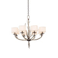 Kalco Lighting Denali 32-in 8 Light Socket Bronze Jewel Tone Chandelier