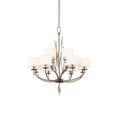 Kalco Lighting Denali 34-in 12 Light Socket Bronze Jewel Tone Chandelier