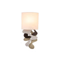 Kalco Lighting Moma 15-in 1 Light Socket Mixed Metallic Wall Sconce