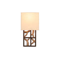 Kalco Lighting Hudson 13-in 1 Light Socket Antique Bronze W/ Antique Gold Wall Sconce