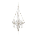 Kalco Lighting Loveland 28-in 8 Light Socket Gold Silver Leaf Chandelier