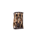 Kalco Lighting Soho 12-in 2 Light Socket Milk Chocolate Wall Sconce