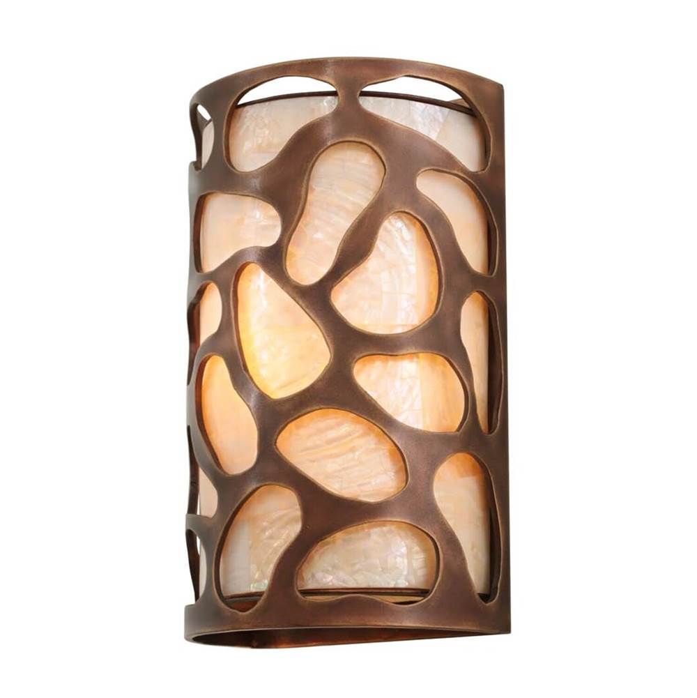 Kalco Lighting Gramercy 11-in 1 Light Socket Copper Patina Wall Sconce