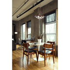 Kalco Lighting Gramercy 27-in 5 Light Socket Copper Patina Pendant