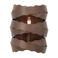 Kalco Lighting Fulton 9-in 1 Light Socket Brownstone Wall Sconce